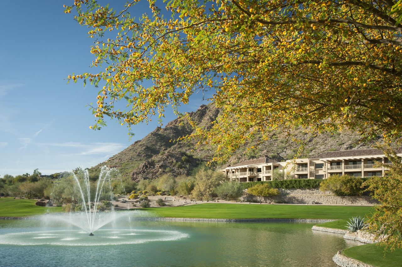 Within the plush Phoenician resort, guests can hang out in one of the Canyon Suites' plusher 60 rooms and suites or one of the cabanas at the private infinity pool. 