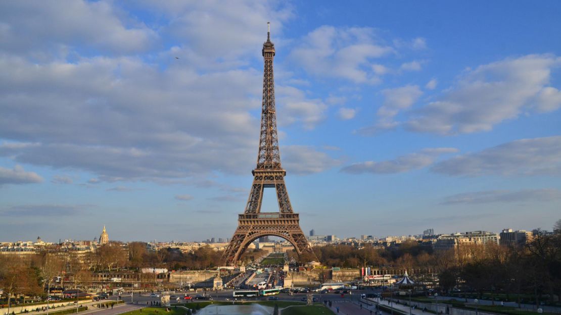 Towering defeat: The Eiffel failed to crack the top 10 on TripAdvisor's most beloved landmarks list. 