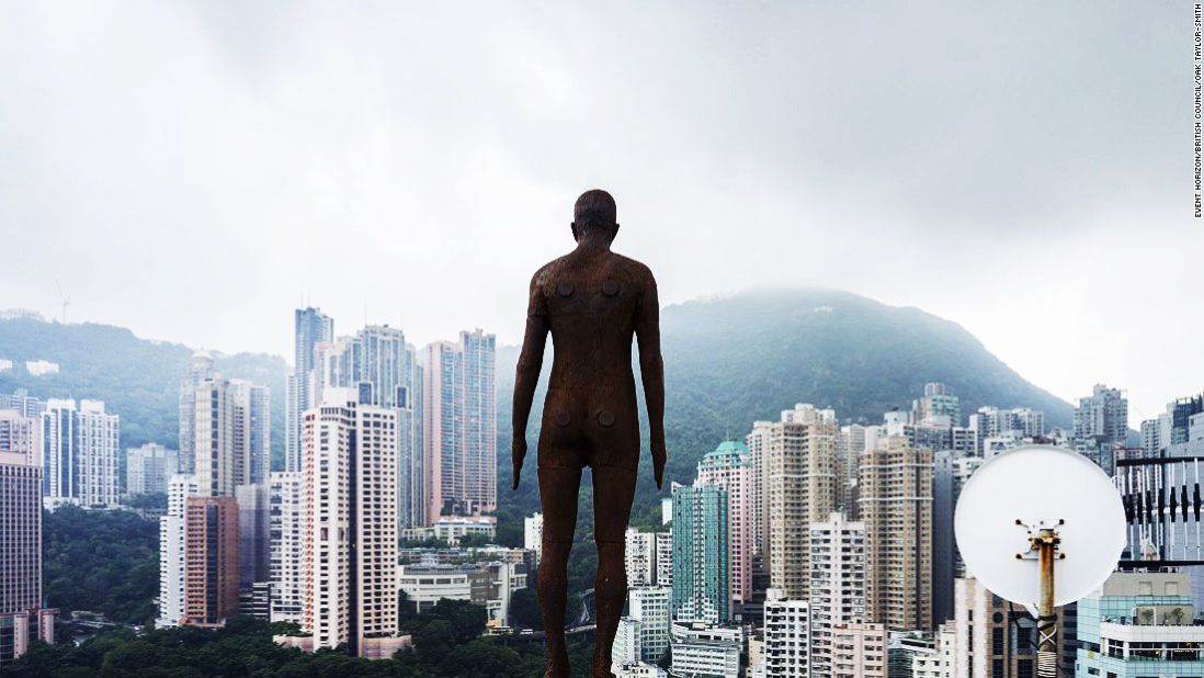 Antony Gormley positioned 31 sculptures of <a href="http://edition.cnn.com/2015/11/19/arts/antony-gormley-event-horizon/">naked, anatomically-correct men</a> across a kilometer stretch in the heart of Hong Kong.