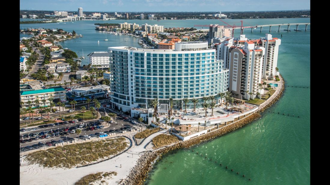 At Opal Sands Resort on Clearwater Beach, sun yourself on white sand beaches, swim with dolphins or enjoy poolside drinks after some time at the spa. 