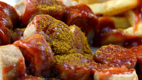 Currywurst: Big in Germany.