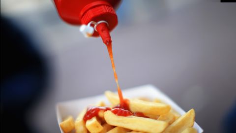 A trusted sauce: Ketchup.