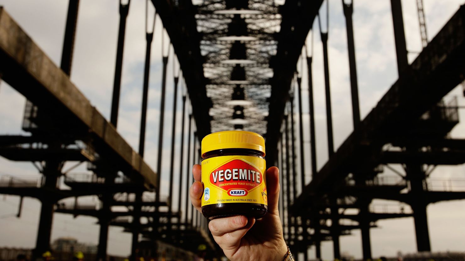 Vegemite: The iconic Australian sandwich spread. It's made from brewers' yeast so you know it's good.