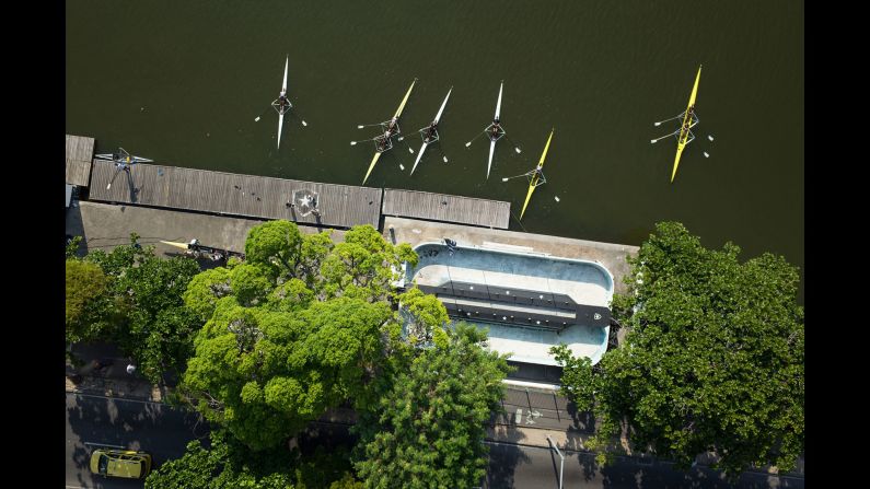 Rio's rowing clubs are based at the Rodrigo de Freitas Lagoon. It will host some Olympic events in August.