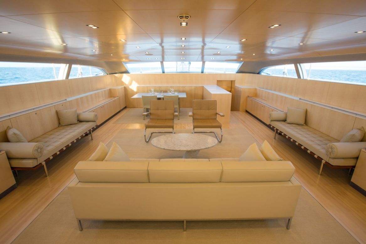 A sumptuous interior allows the yacht -- from Dutch builder Vitters -- to be suitable for racing and cruising, while technological advances such as retractable propulsion pods caught the judges' eyes.