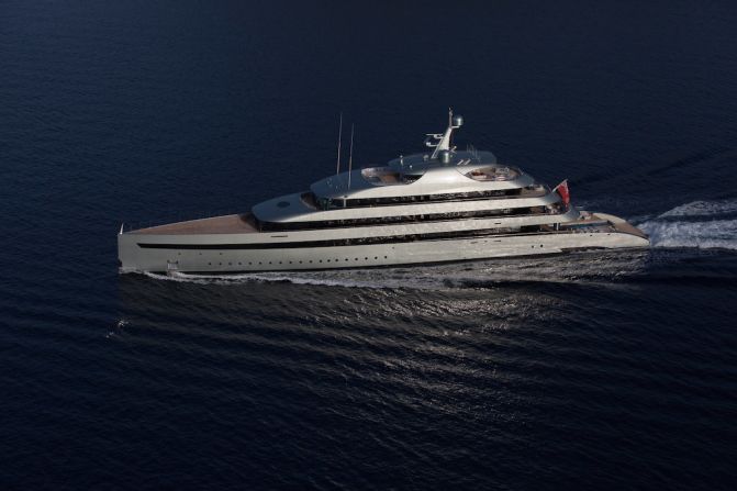 The 83.5m craft's pioneering propulsion system and lavish underwater lounge helped clinch the prize for Dutch company Feadship.