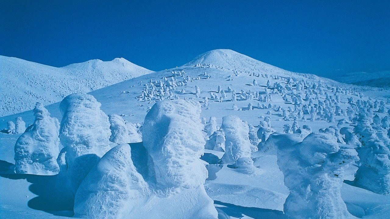 Aomori's Mount Hakkoda is a popular ski destination.