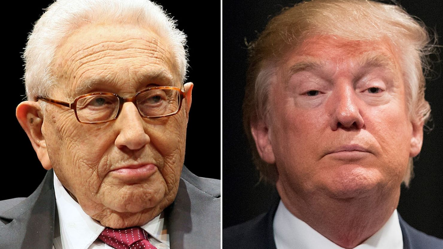 henry kissinger donald trump composite