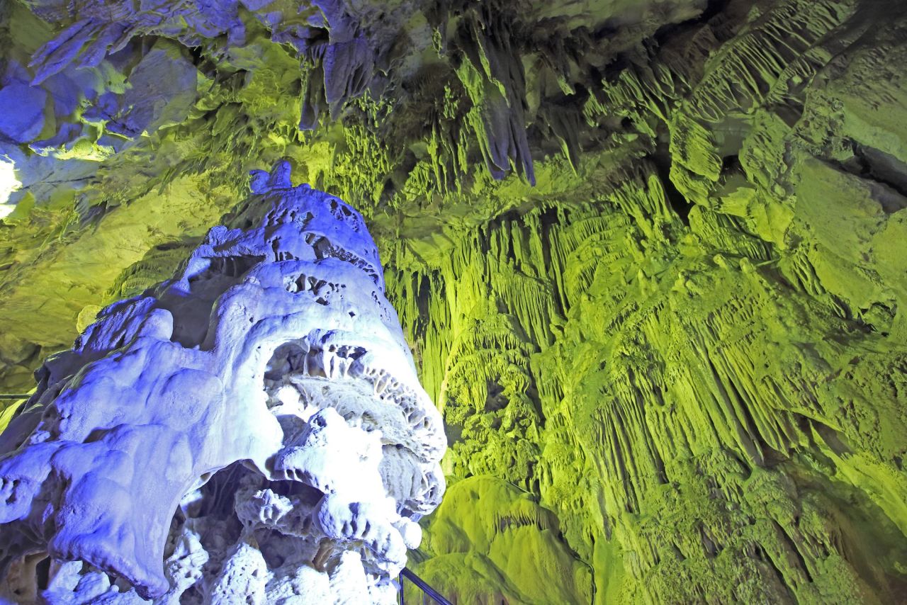<strong>Abukuma-do (Fukushima prefecture):</strong> Abukuma-do is a 3,000-meter-long limestone cave network located outside the Fukushima city of Tamura. Only 600 meters of the caves are open to explore. It takes about 40 minutes to get through. 