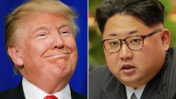 Donald Trump Kim Jong Un composite