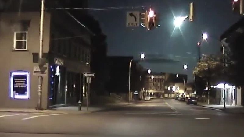 Meteor captured on police dashcam | CNN