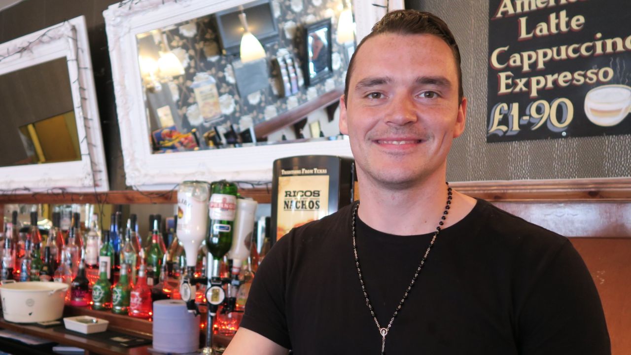 Barman AJ Forsythe says he doesn't support the EU: "The amount of money we put into it is ridiculous."