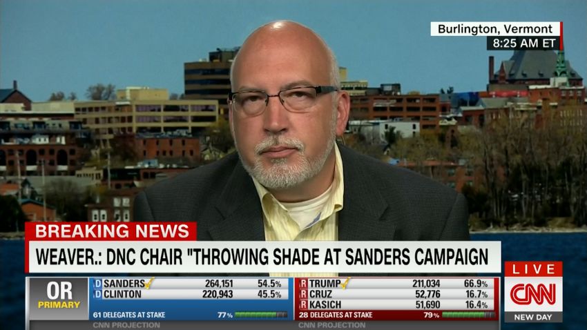 Sanders campaign manager Jeff Weaver on CNN's New Day.