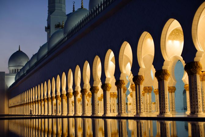 <strong> Sheikh Zayed Grand Mosque</strong>: Renowned for its magnificent architecture and, at just 12 years old, already one of the world's most-loved landmarks, Abu Dhabi's Sheikh Zayed Grand Mosque is truly one of a kind.