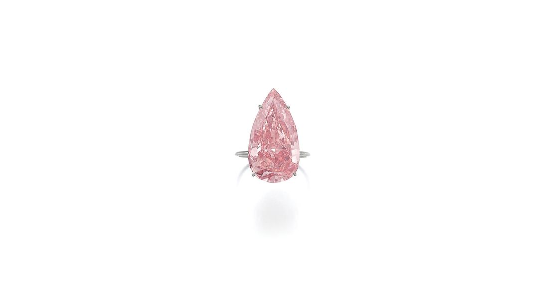 The diamond was sold for $31.6 million by Sotheby's at an auction in Geneva in May 2016. The price makes it the most expensive Fancy Vivid pink diamond to sell at auction.<br />