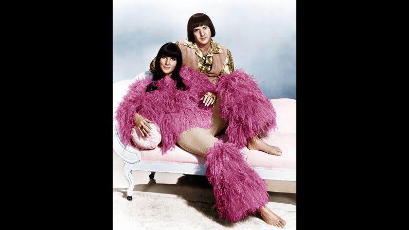 Cher, who was born Cherilyn Sarkisian in 1946, became a household name in the 1960s. She and her husband, Sonny Bono, had a No. 1 song with "I Got You, Babe." The two divorced in 1975 but would still work together on television.