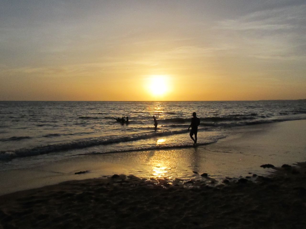 There's lots of play space in Mbour, a beach town south of Dakar.
