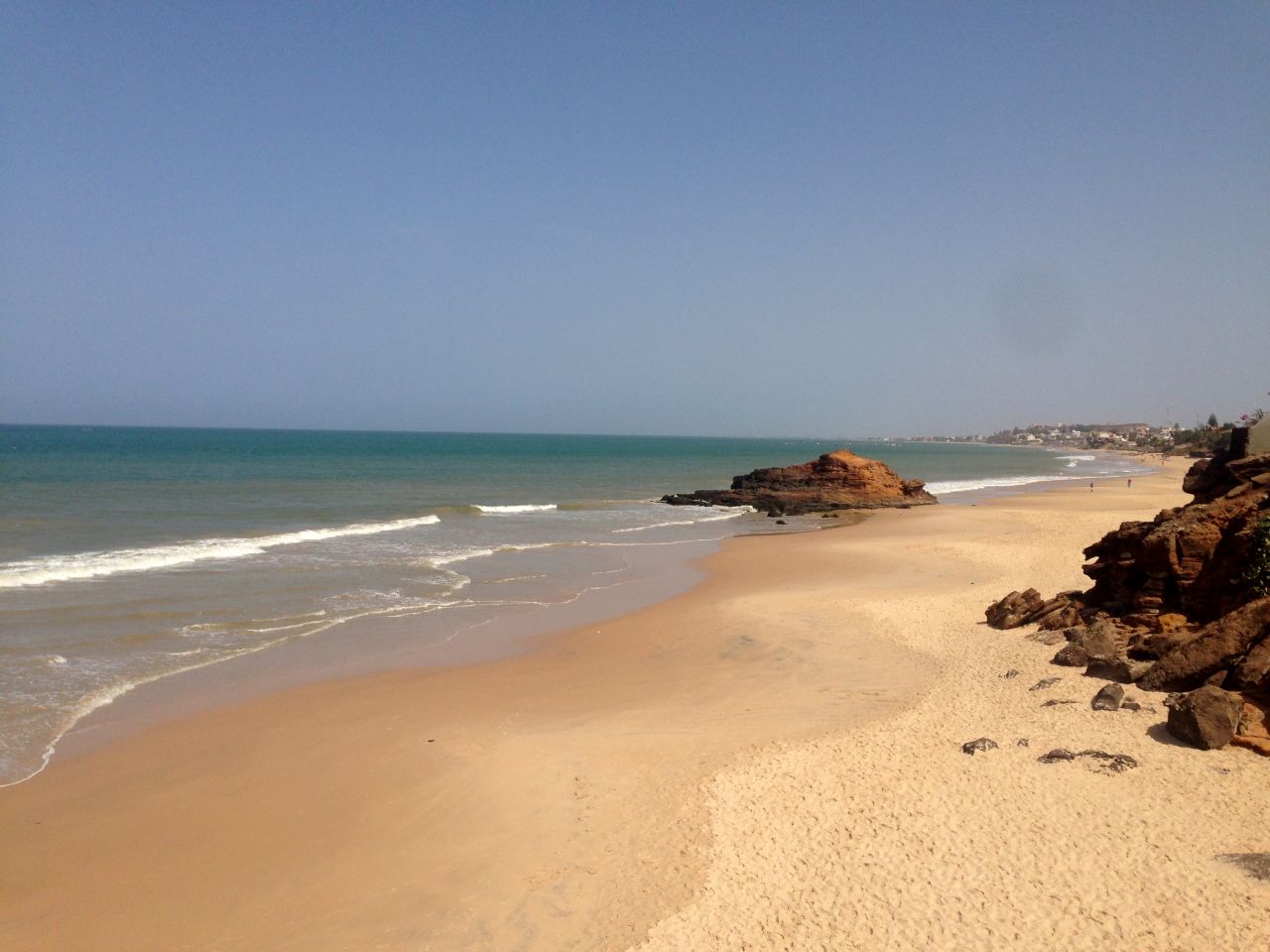 The bohemian village of Toubab Dialaw, just an hour south of Dakar, has a pristine beach and a lively arts scene.