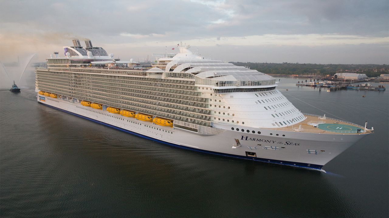 Harmony of the Seas is the latest cruise ship to be crowned the world's biggest. 