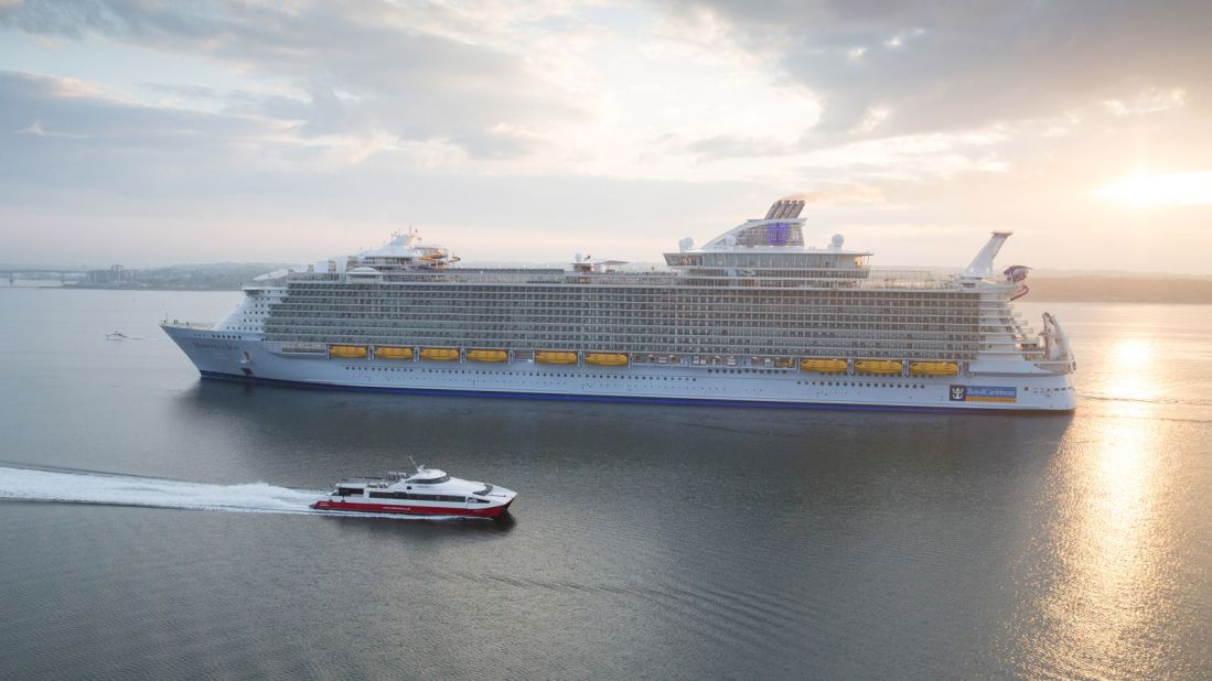 Royal Caribbean's newest ship, Harmony of the Seas, makes its debut this weekend in Southampton, England. It's the world's largest cruise ship.
