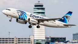 This August 2015 photo shows EgyptAir Airbus A320 with the registration SU-GCC taking off from Vienna International Airport in Austria.