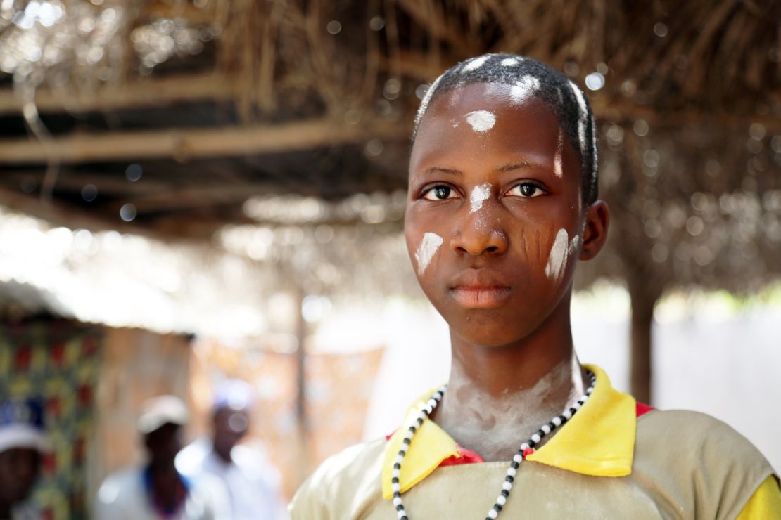 "I also had to undergo tribal marking in the convent," says Madeleine. "It was very painful and there was so much blood." 