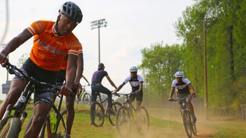 Richmond Cycling Corps has its own practice run inside a local housing project