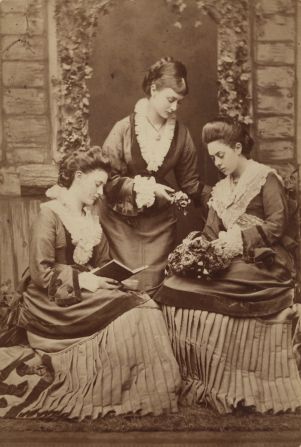 "Hans Krauss is almost certainly one of the finest 19th century photography dealers in the world. He's at the fair for the first time this year and we're delighted that he's brought some rare photographs of the Lidell sisters."