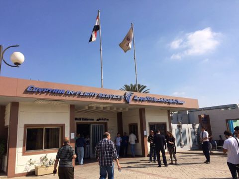 The EgyptAir in-flight service building in Cairo has been turned into a crisis center. Families have been provided with doctors and translators, the airline said. 