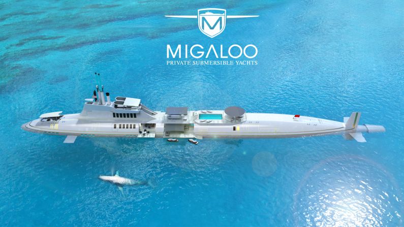 "The private submersible yacht represents a huge evolution and sets yachting to a new level," Gumpold adds. "We've thought about something completely new here which adds a really new input."