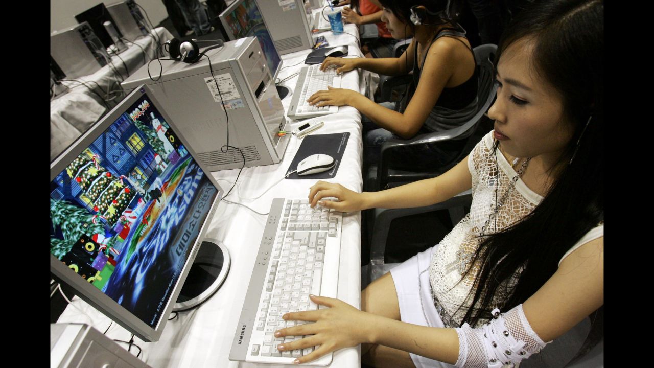 In Korea, a "PC Bang" -- where young gamers gather to play and "train" -- can be located on almost every block.  