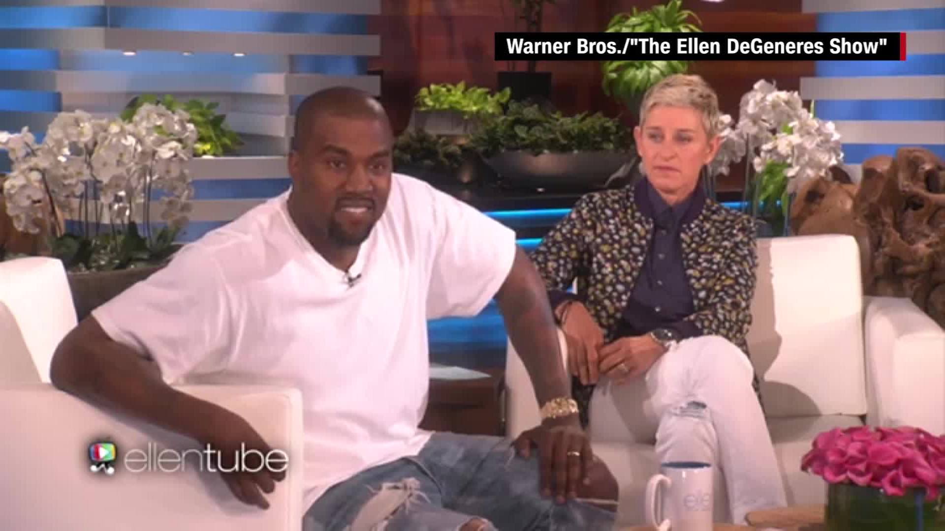 Kanye on 'Ellen': 'I'm sorry for the realness