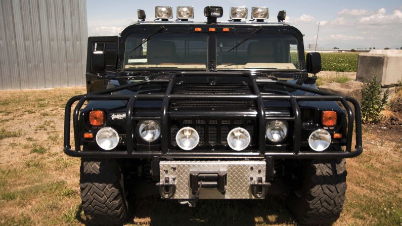 The late hip-hop artist Tupac Shakur's Hummer that he purchased three months before his death sold at auction for $337,144, according to Boston-based RR Auction.