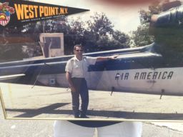 Air America helicopter pilot Robert Caron