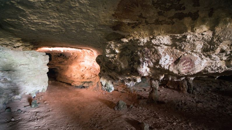 At least 39,900 years ago, humans left their mark in these Indonesian caves near Makassar, in South Sulawesi. 