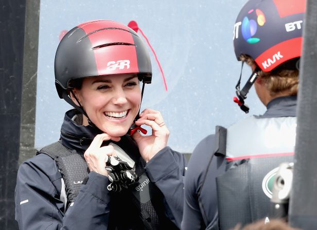 Kate Middleton has given her backing to British Olympic sailor Ben Ainslie's America's Cup bid. <br />