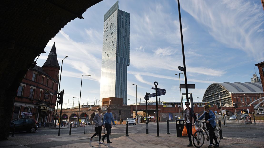 The rain sometimes falls hard on Manchester, but it's far from humdrum.