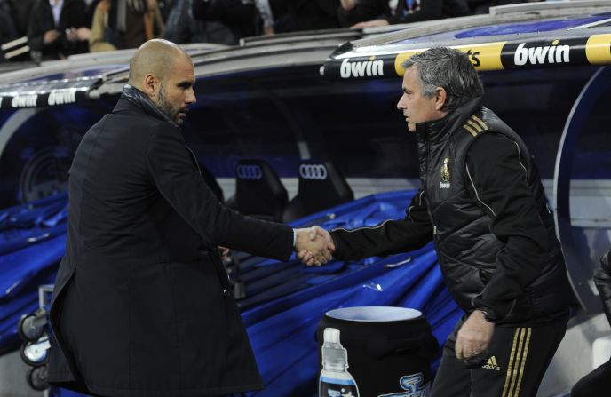 He will lock horns with old enemy Pep Guardiola next season, with the Catalan having been appointed as manager of Manchester City. Mourinho and Guardiola had a spiky relationship during their time in charge of Real and Barcelona respectively.