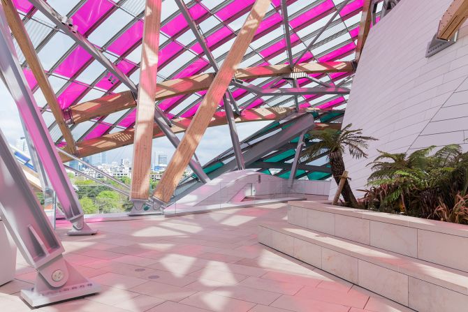 Fondation Louis Vuitton was designed by Frank Gehry, and opened in 2014.  