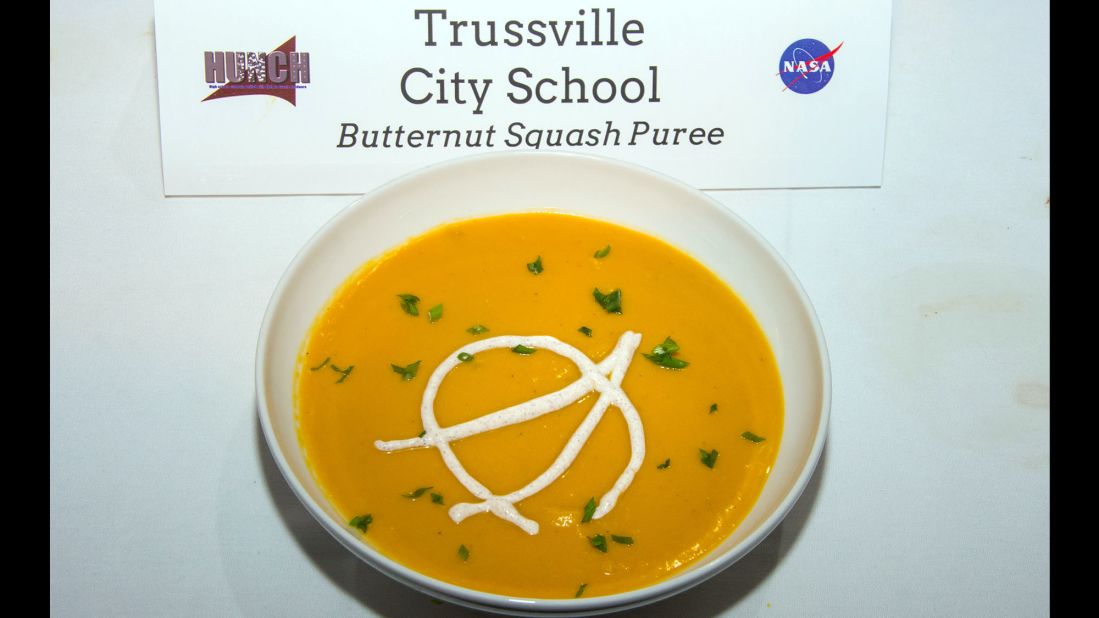 The Trussville City School team made butternut squash puree, which came in second place. 