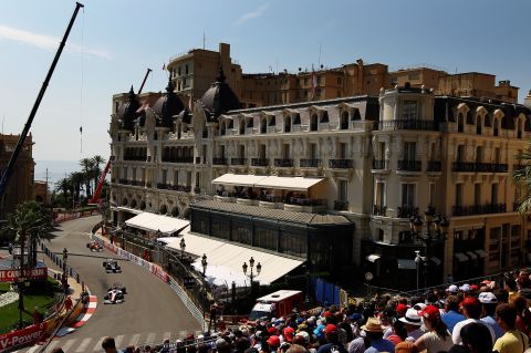 The 2.07-mile (3.34-kilometer) circuit runs around Monte Carlo's famous streets, including Casino Square.