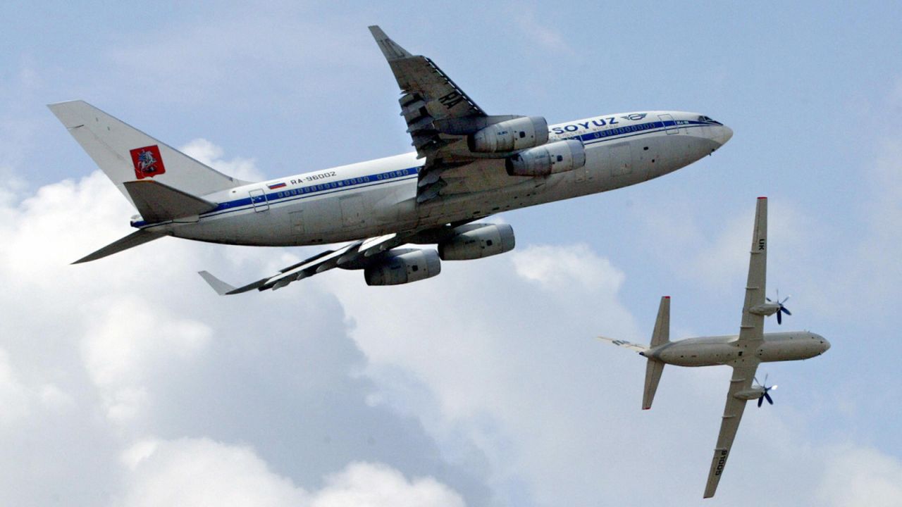 The Ilyushin Il-96 (top) first flew in 1988. Although technically still in production, only 29 have ever been built. 