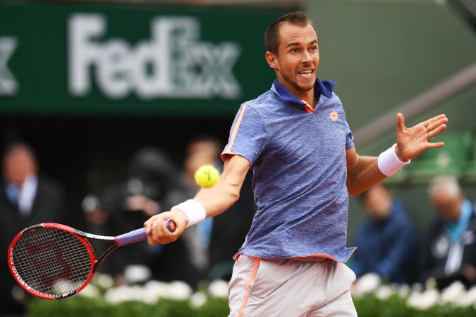 Rosol, the man who upset Rafael Nadal at Wimbledon in 2012, led two sets to one. 