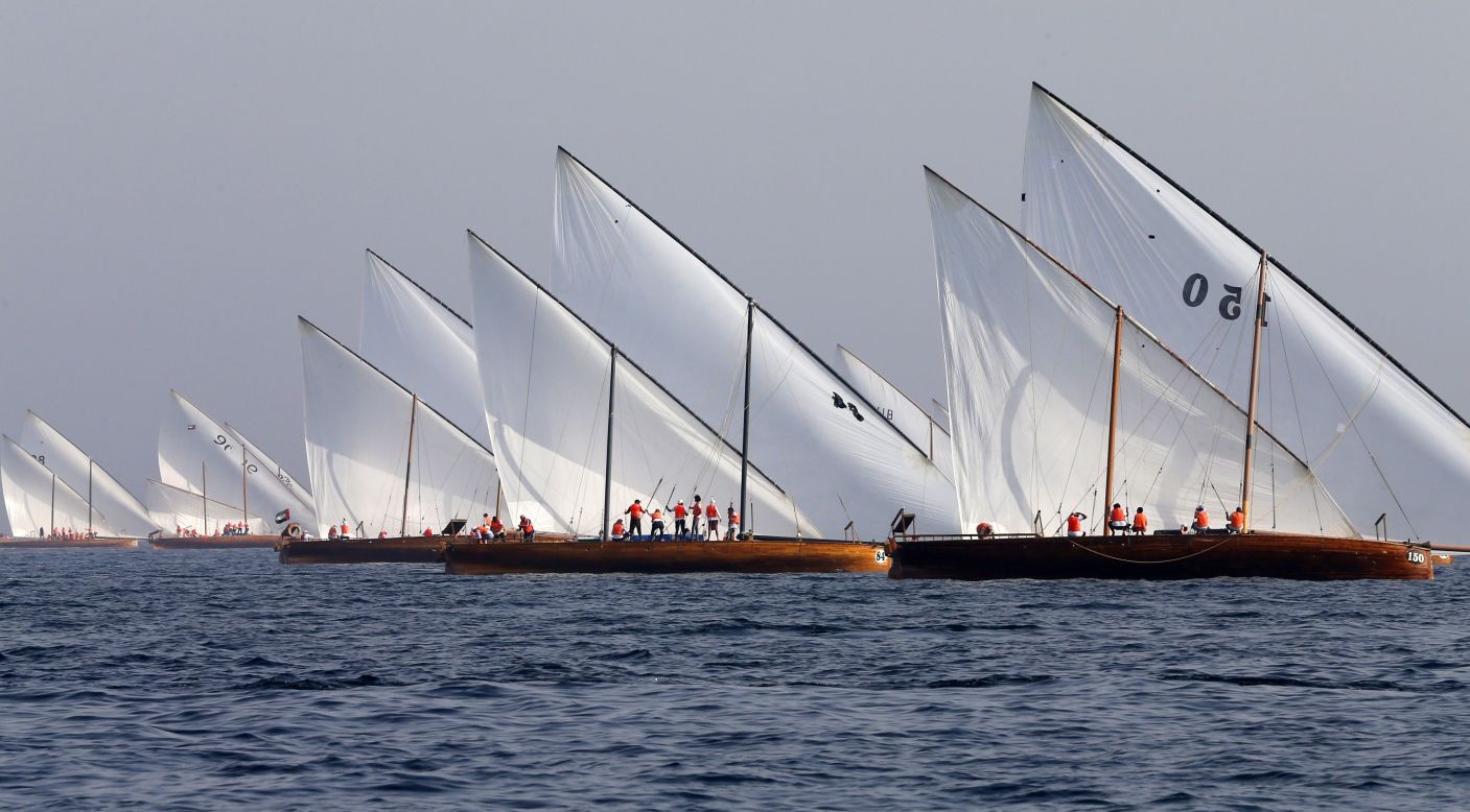 The inaugural event in 1991 saw 53 dhows competing, but today that number has doubled. Over 3,000 participants sail the Gulf seas for up to eight hours of racing. 