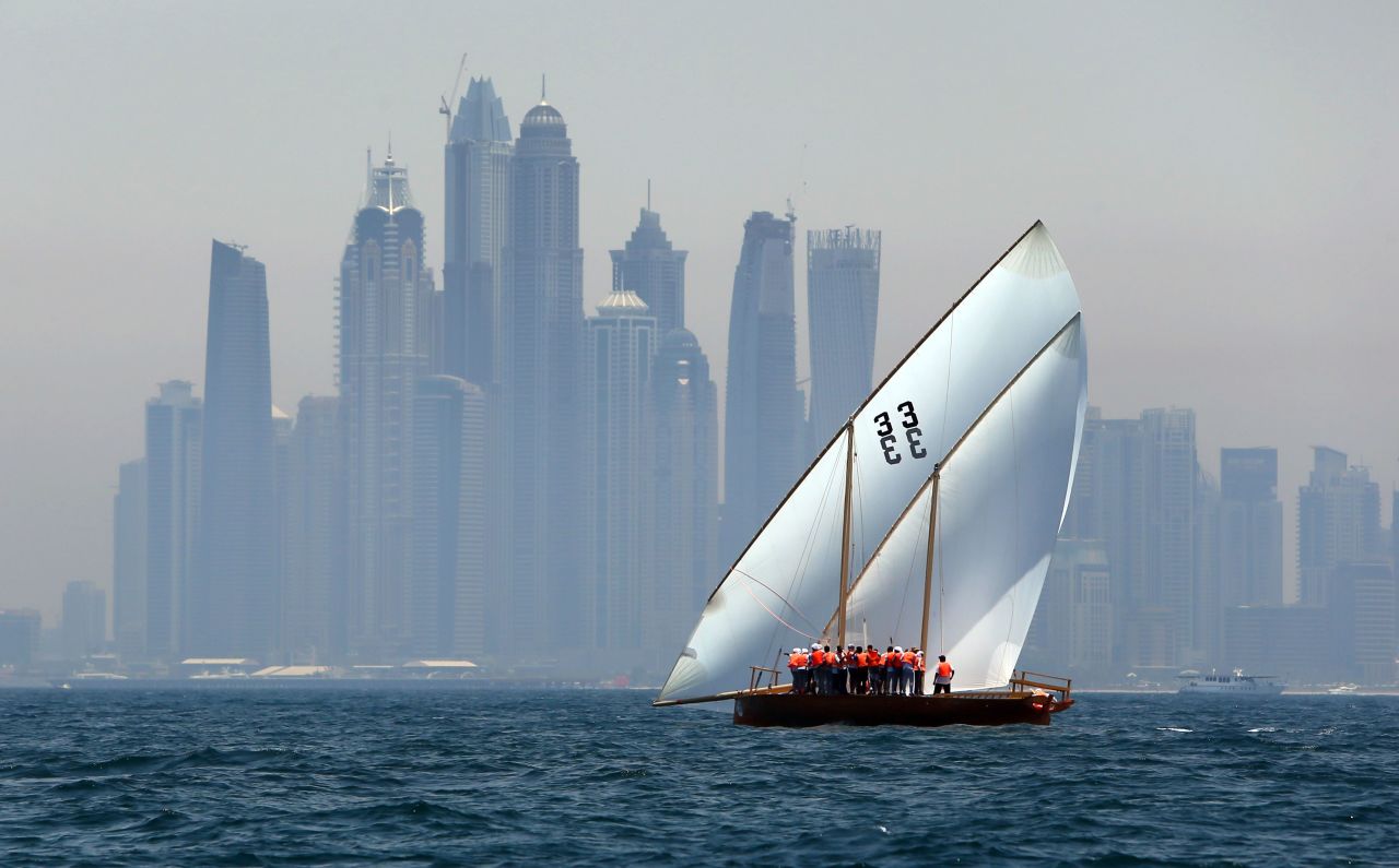 The prize purse for the Al-Gaffal dhow race is Dhs10 million ($2.7 million), with the owner of the winning boat also taking home three luxury cars.
