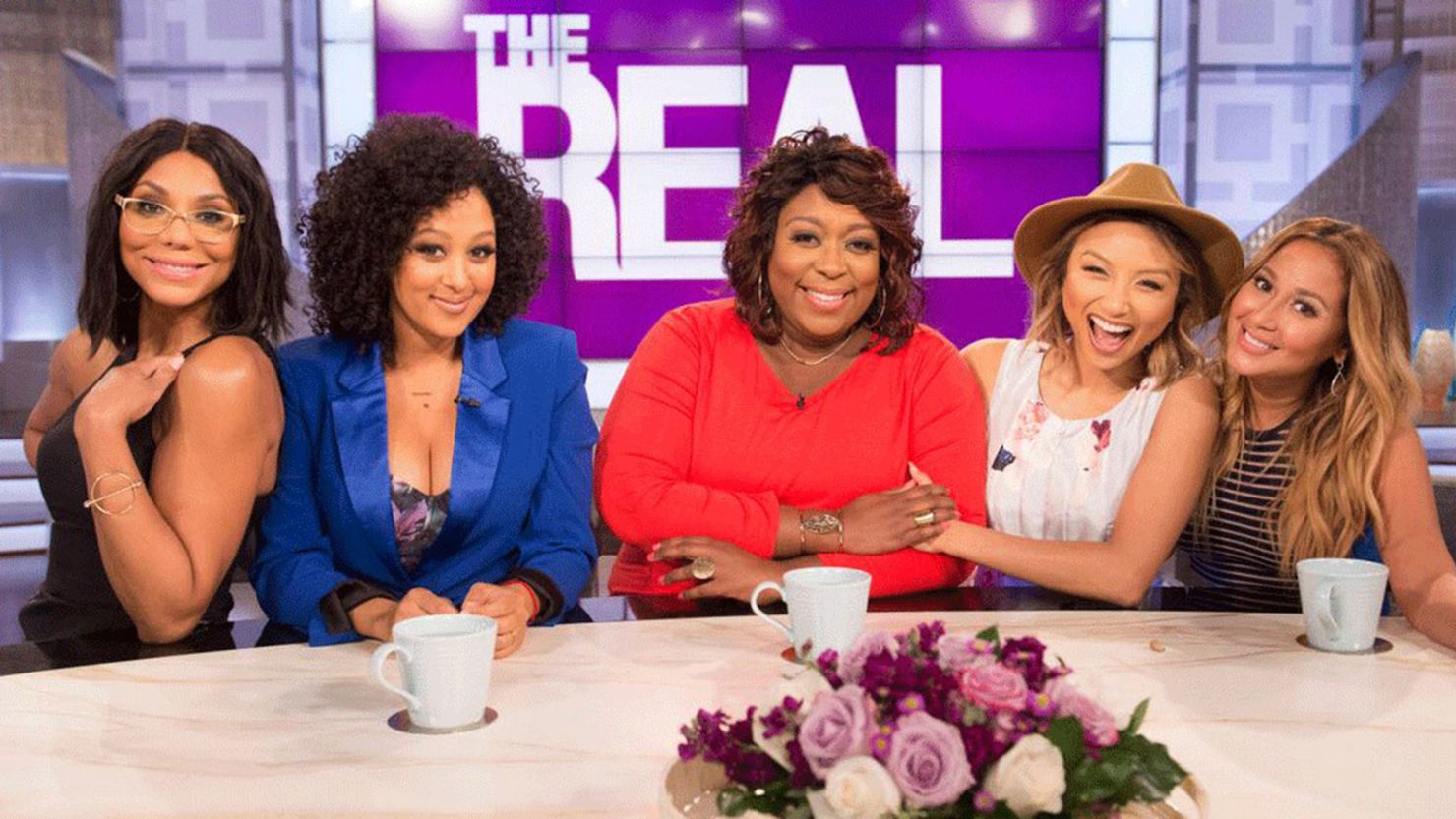 Tamar Braxton, Tamera Mowry-Housley, Loni Love, Jeannie Mai and Adrienne Bailon hosted "The Real" for two seasons. 
