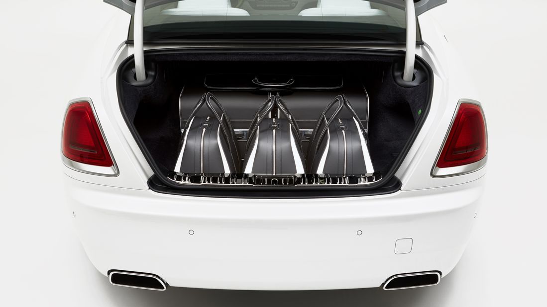 For a mere $45,854, customers can fill the trunk of their new $320,000 Rolls-Royce Wraith with the carmaker's own hand-tailored luggage collection.