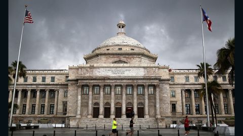 The Puerto Rican Capitol building in San Juan.