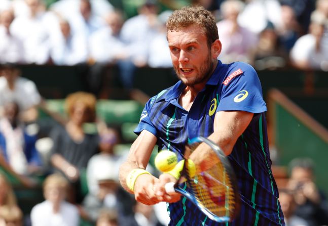 The French wildcard sizzled in the second and third sets playing in the first grand slam main draw of his career. 