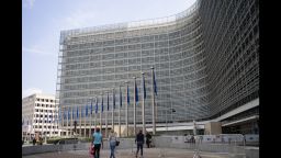 The Berlaymont building in Brussels, Belgium -- home to the European Commission.